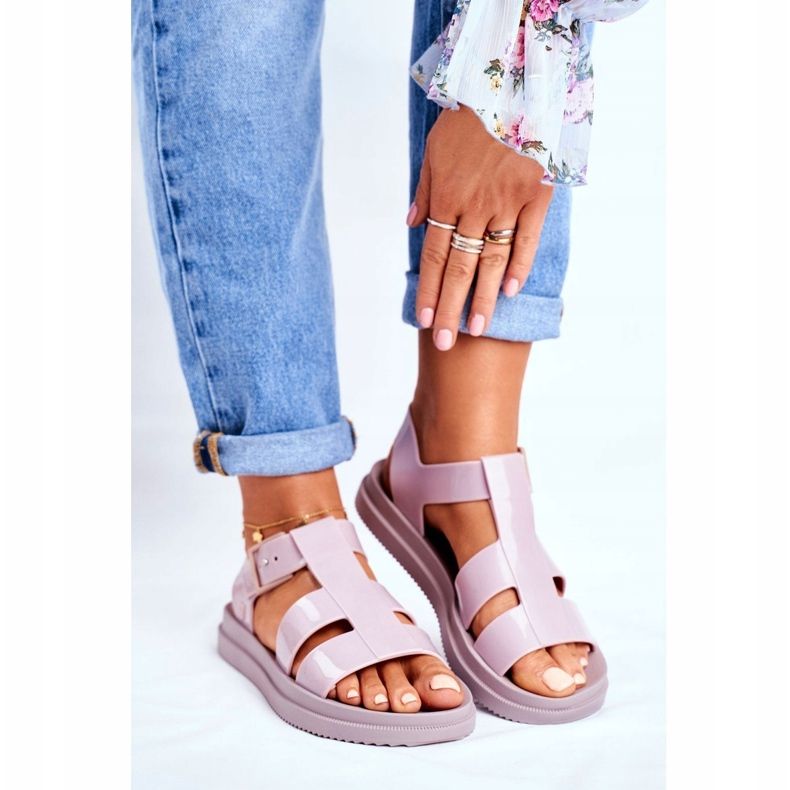 Sandales Femme Caoutchouc Parfumé ZAXY Beige FF285025 1