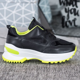 SHELOVET Baskets de sport noires 2