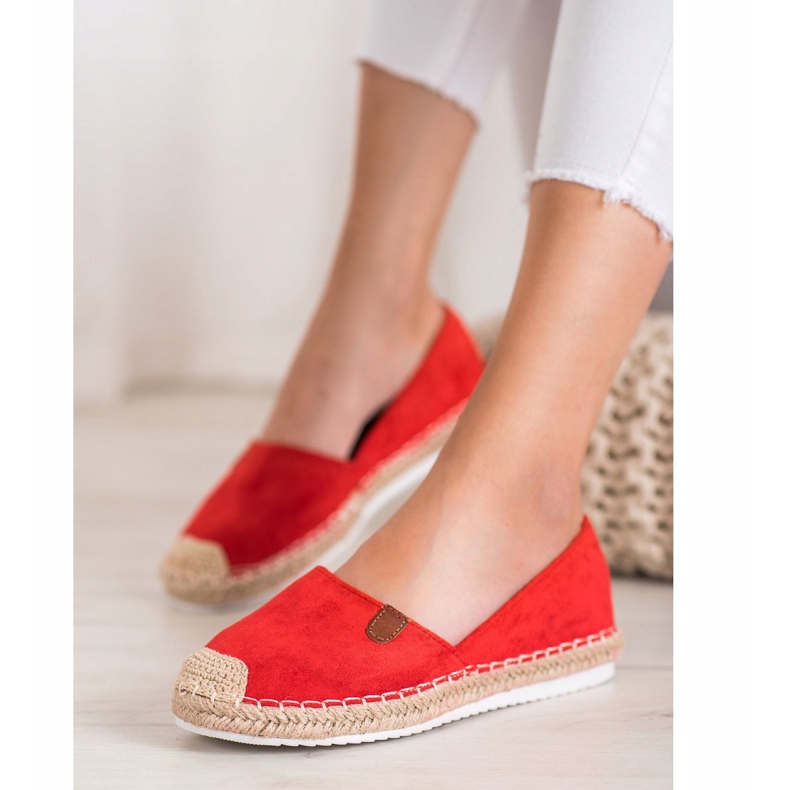 SHELOVET Espadrilles Classiques rouge 1