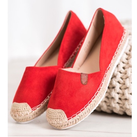 SHELOVET Espadrilles Classiques rouge 3