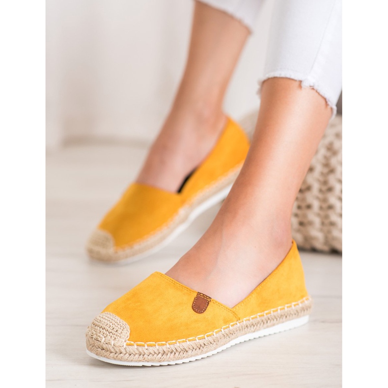 SHELOVET Espadrilles Classiques jaune 1