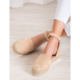 SHELOVET Espadrilles ajourées brun 3