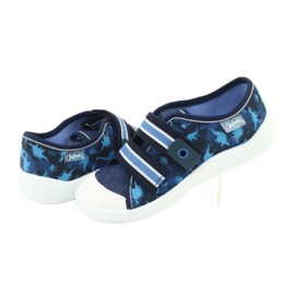 Chaussures enfant Befado 672X066 bleu marine bleu 5