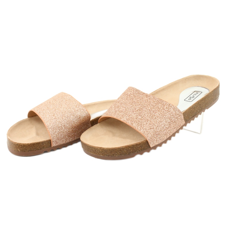 Filippo Les tongs dorés pour femmes DK1373 / 20 2