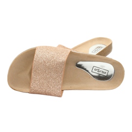 Filippo Les tongs dorés pour femmes DK1373 / 20 3