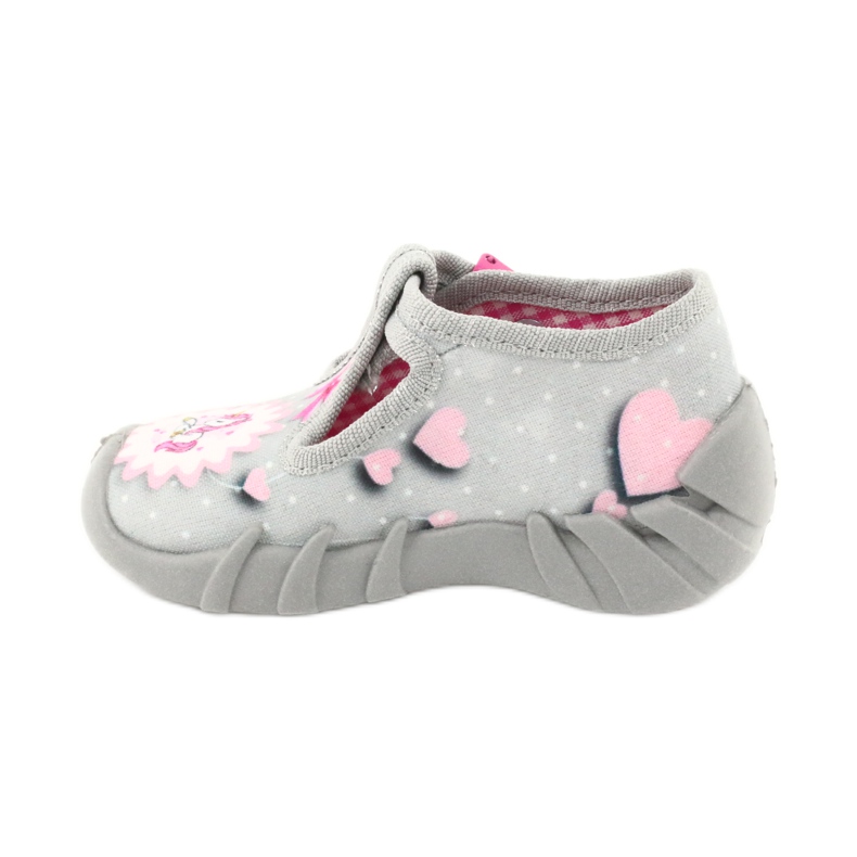 Chaussures enfant Befado 110P359 rose gris 2