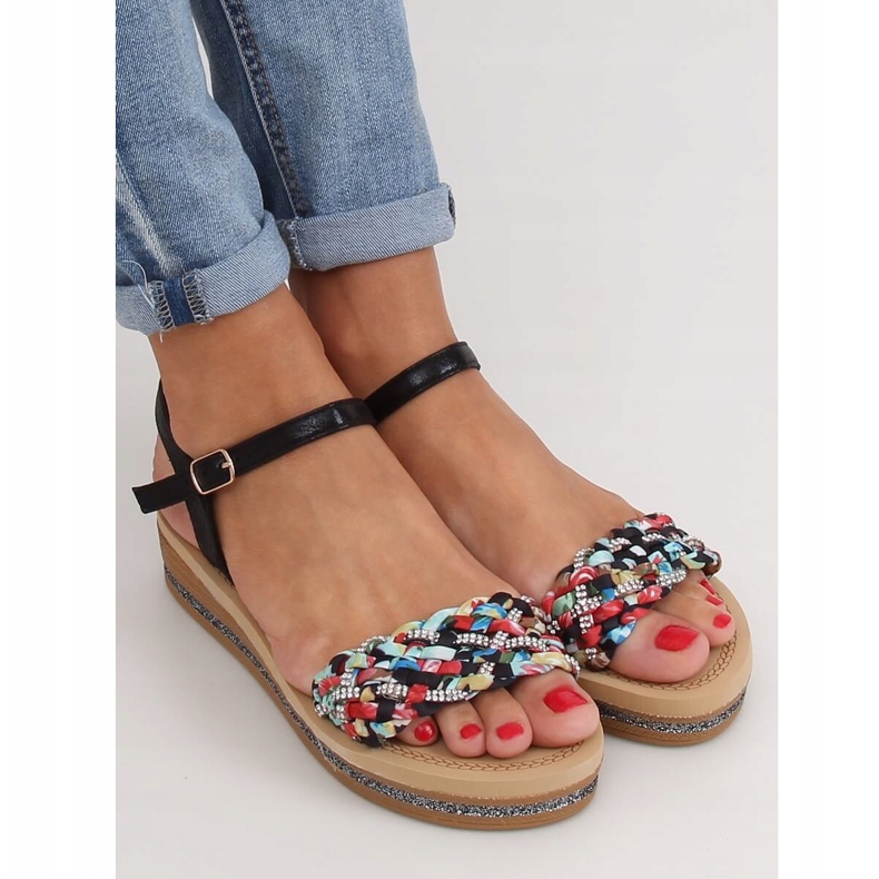 Sandales noires pour femmes CK151P Noir le noir 1