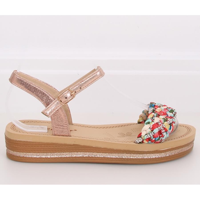 Sandales femme champagne CK151P Champagne rose 2