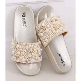 Chaussons avec perles BG66 Or d'or 2