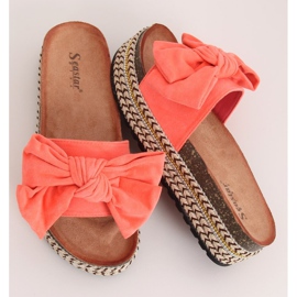 Corail CK137P Chaussons corail sur semelle haute orange 1