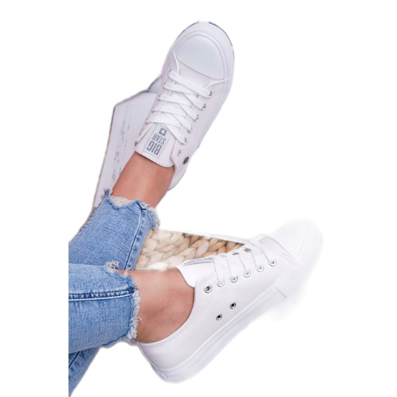 Baskets Femme Big Star Blanc V274869 blanche 4 Baskets Femme Big Star Blanc V274869 blanche 4