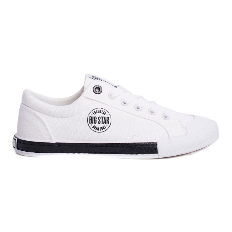 Baskets Femme Big Star Blanc FF274228 noir 5