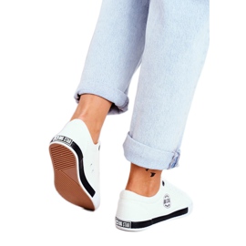 Baskets Femme Big Star Blanc FF274228 blanche le noir 1