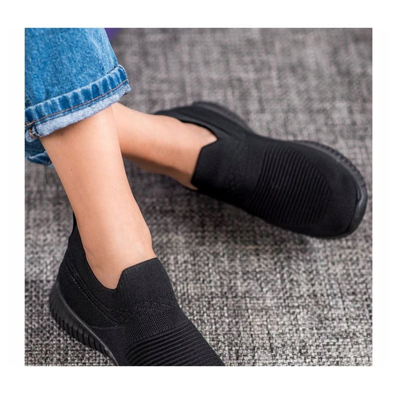 SHELOVET Slipons noirs le noir 1
