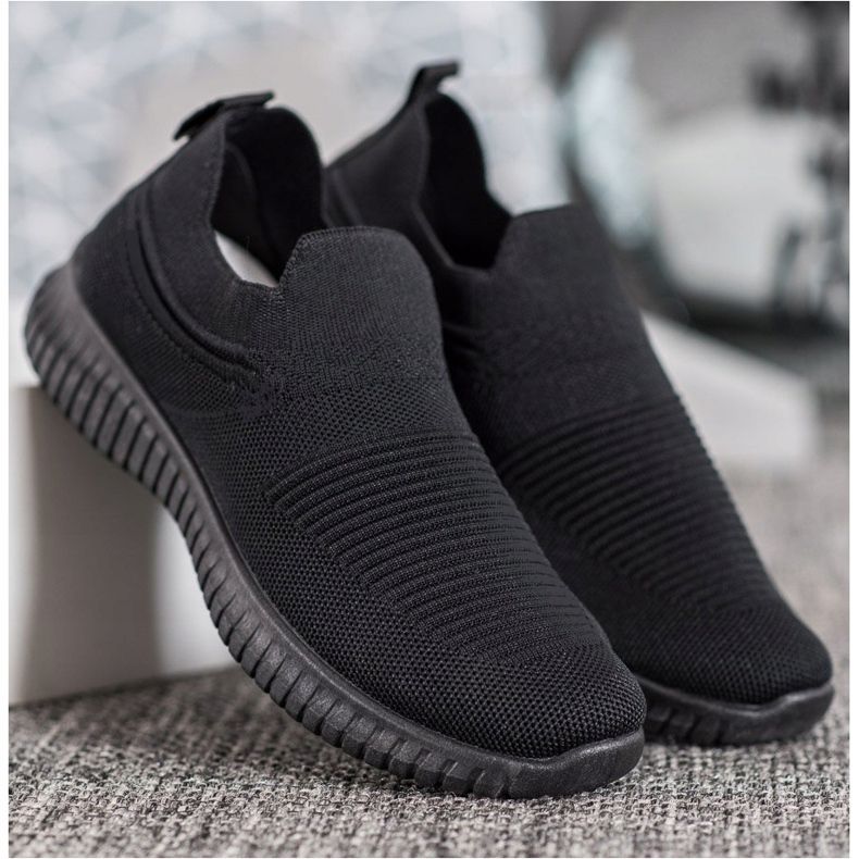 SHELOVET Slipons noirs le noir 2