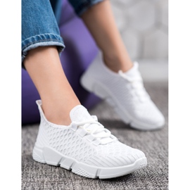 SUPER COOL Baskets en textile blanches 4