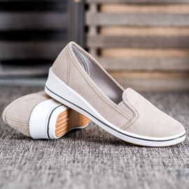 SHELOVET Slipons en daim brun 3