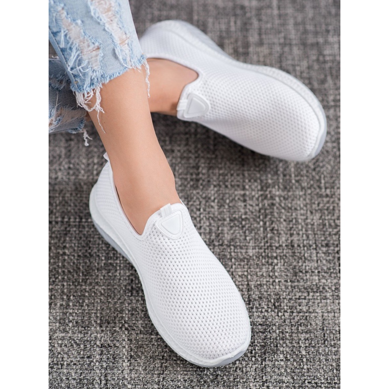 Renda Slipons Ajourés Sur La Plateforme blanche 2 Renda Slipons Ajourés Sur La Plateforme blanche 2
