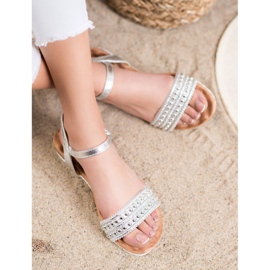Emaks Sandales confortables pour femmes gris 2