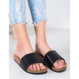 SDS Pantoufles Classiques noir 2