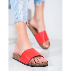 SDS Pantoufles Classiques rouge 1
