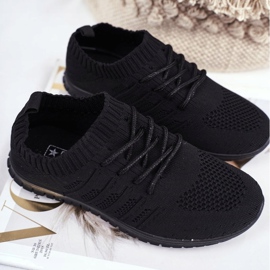 EVE Chaussures de sport noires pour enfants Filip noires 1