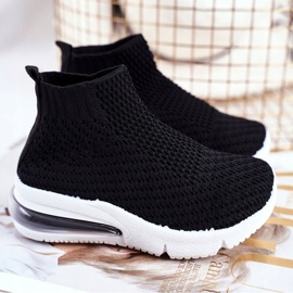 FRROCK Chaussures High Sport Enfant Noir Tobi 1