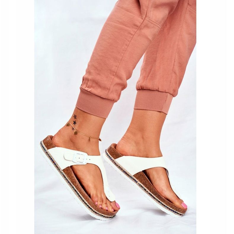 Tongs Femme Big Star Blanc FF274631 2