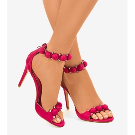 Sandales fuchsia sur talon haut GH-5A5735-19 rose 2 Sandales fuchsia sur talon haut GH-5A5735-19 rose 2