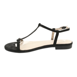 Sandales noires pour femmes Filippo DS1297 / 20 BK 1