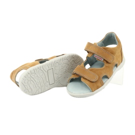 Sandales Velcro Mazurek 314 camel multicolore jaune 3