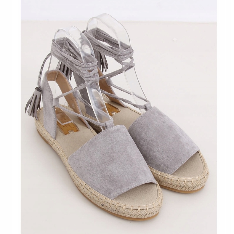 Espadrilles grises pour femme BB25 Gris 2