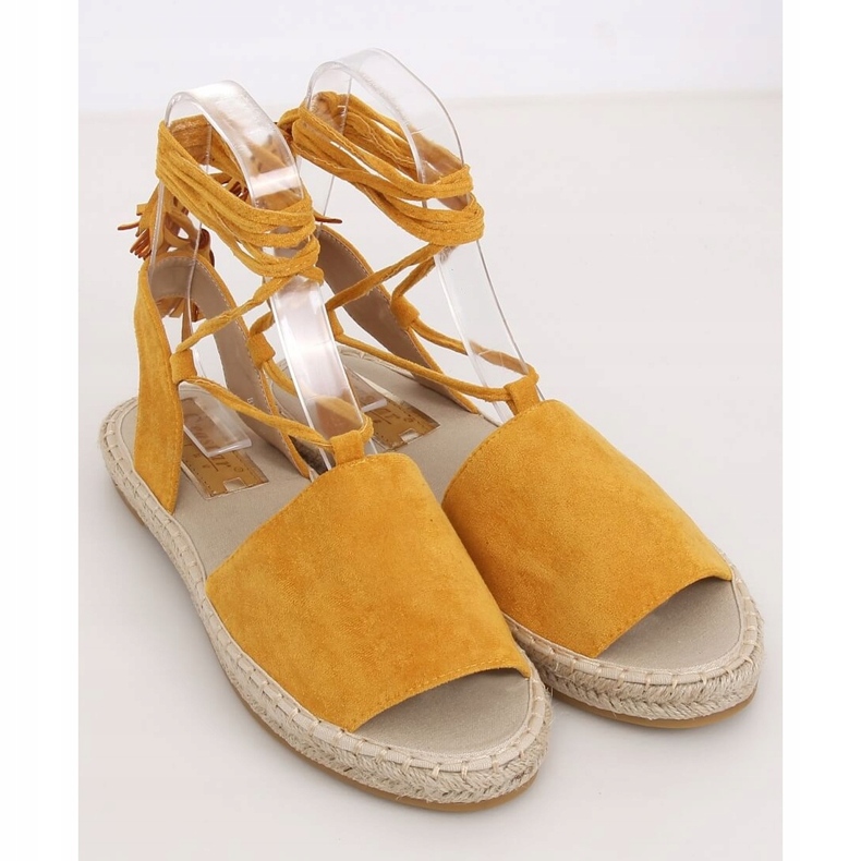BB25 Espadrilles jaune miel pour femme 1