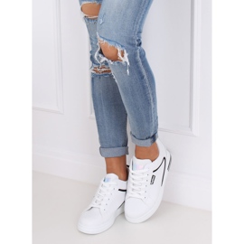 Blanc NB337 Baskets compensées blanches 1