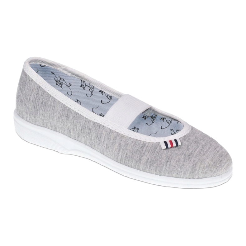 Chaussures enfant Befado 274X012 blanc gris 1