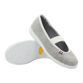Chaussures enfant Befado 274X012 blanche gris 4