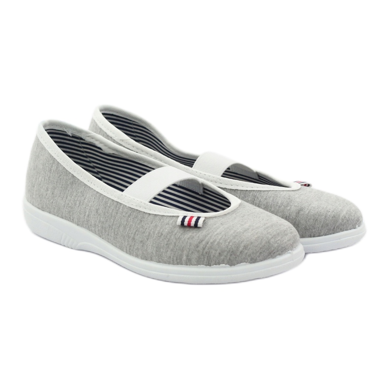 Chaussures enfant Befado 274X012 blanc gris 5