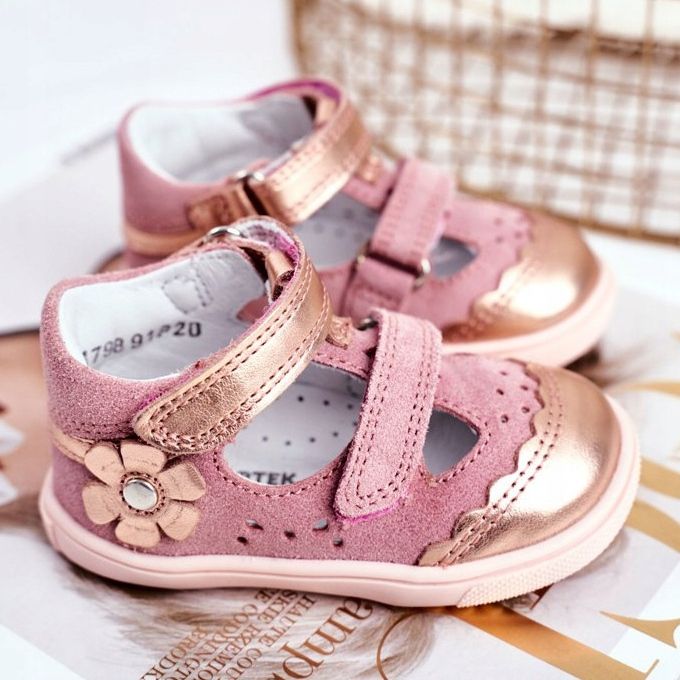 Bartek S.A. Sandales pour enfants pour filles Prophylactic Bartek T-81798-7 / 91P rose 2