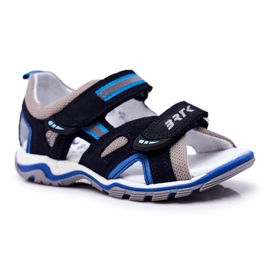 Bartek S.A. Sandales pour enfants pour garçons Prophylactic Bartek T-16176-7 / 0KP bleu marin 1