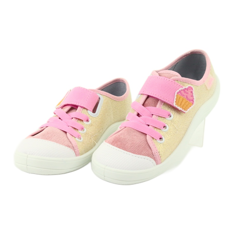 Chaussures pour enfants Befado 251Y141 rose jaune 3