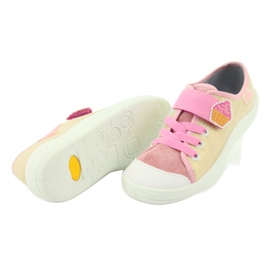 Chaussures pour enfants Befado 251Y141 rose jaune 4