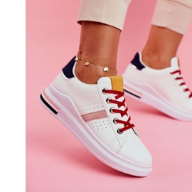 PS1 Chaussures de sport femme blanc et bleu marine Mirra multicolore 1