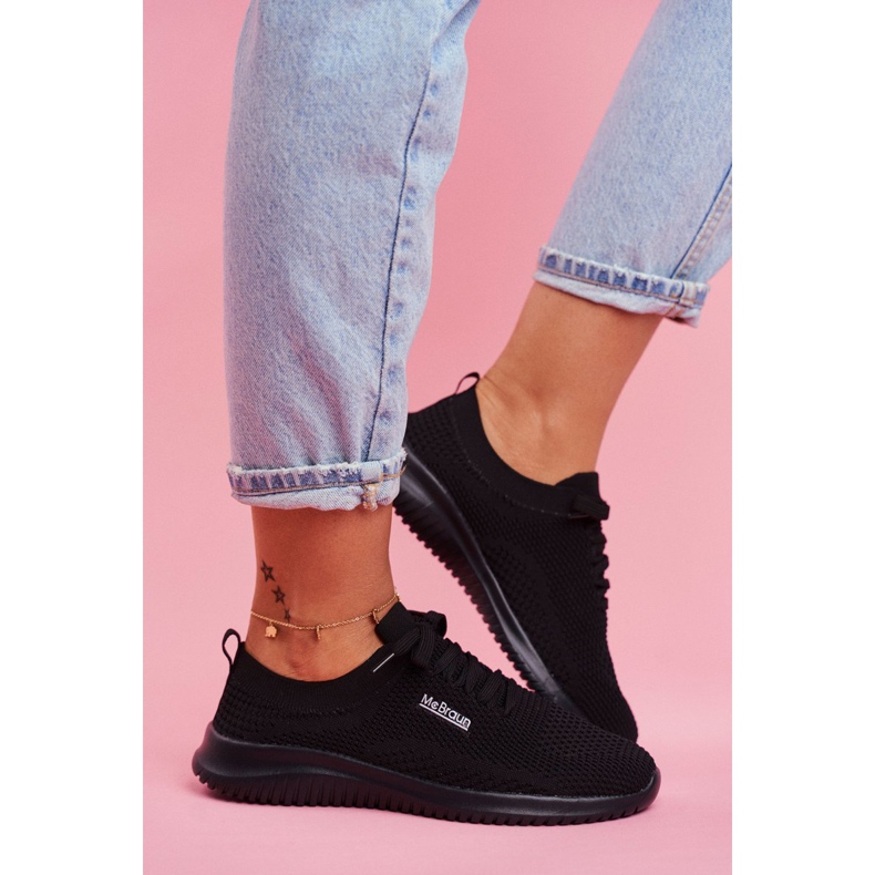 EVE Chaussures de sport légères pour femmes noires Faster 1