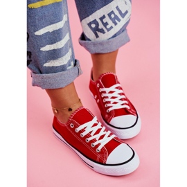 PS1 Baskets Classiques Femme Rouge Omerta 5