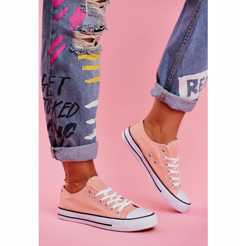 PS1 Baskets classiques Omerta saumon femme rose 1