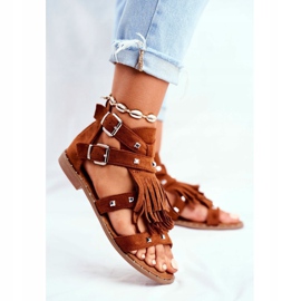 Sandales Boho Camel Balms pour femmes brun 1
