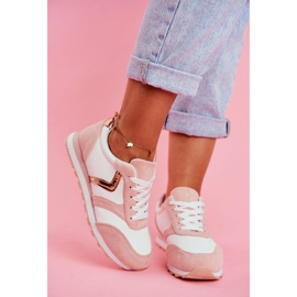 Chaussures De Sport Pour Femmes En Blanc Rose Roulette blanche 2