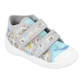 Chaussures enfant Befado 212P065 bleu gris 1