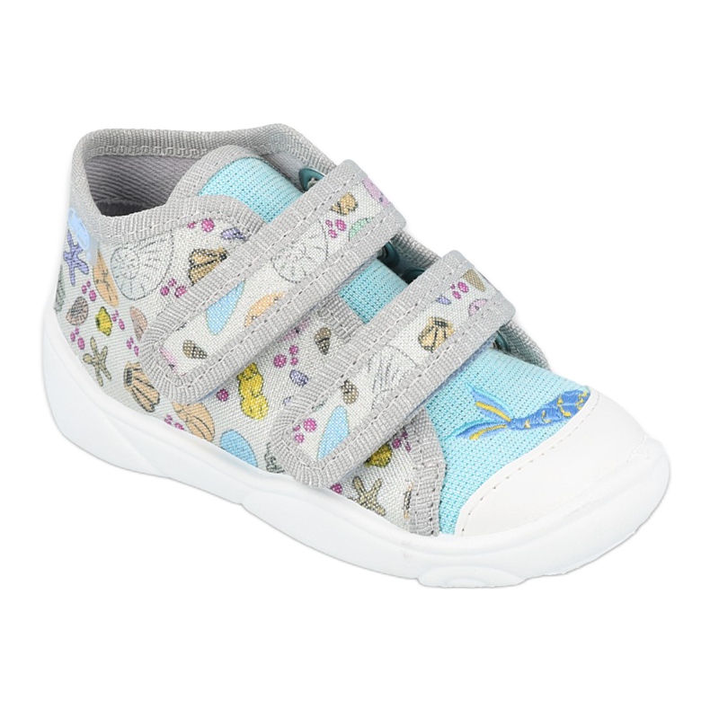 Chaussures enfant Befado 212P065 bleu gris 1