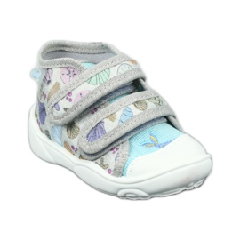 Chaussures enfant Befado 212P065 bleu gris 2